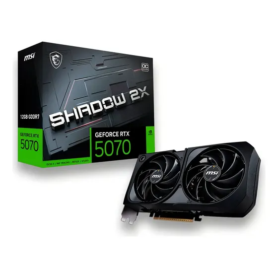 Placa De Video Nv Rtx5070 12gb G7 192bits S 2x Oc Msi