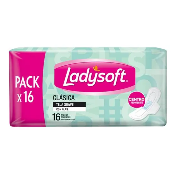 Toallitas Femeninas Ladysoft Clásicas X16