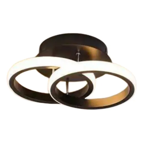 Lampara Decorativa De Techo -aplique Redonda Moderna 3 Tonos