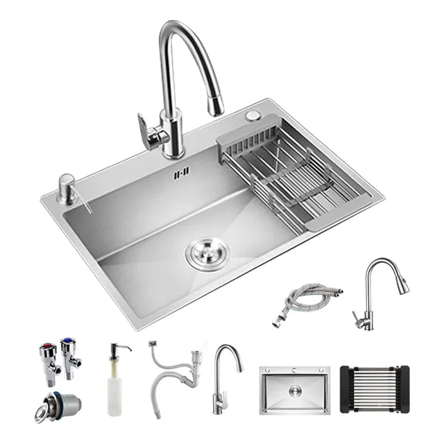 Fregadero De Organizadores Cocina Tarja De Acero Inoxidable
