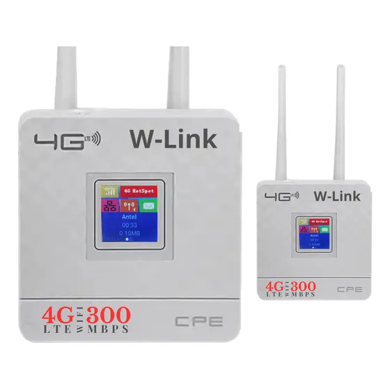 Modem Router 4g Cpe Wifi + Chip Kuwfi 10 Usuarios Ftatvhd