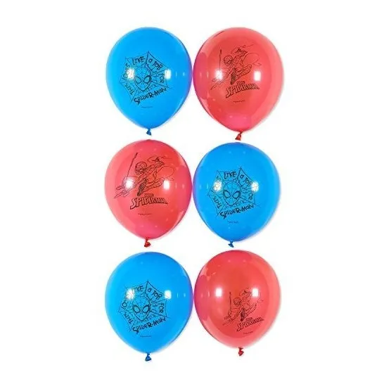 Spider-man 6-count Globos