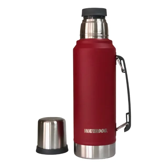 Termo Waterdog 1 L Acero Inoxidable Ombu 1000 Tapón Cebador Color Rosa flamenco