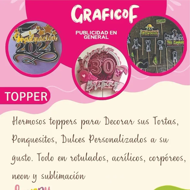 Topper Personalizados