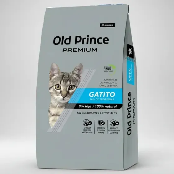 Old Prince Premium Gatitos sabor mix 7.5kg