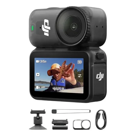 Dji Osmo Nano Pack Estándar (128 Gb) - Pequeña Cámara Para Vlogging 4k Con Un...
