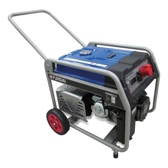 Generador portátil Hyundai HY9500LE-3 8 kW trifásico con tecnología AVR 220V