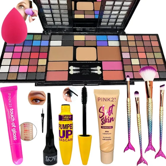 Kit Maquillaje Combo Nude Completo Regalo Mujer Juvenil