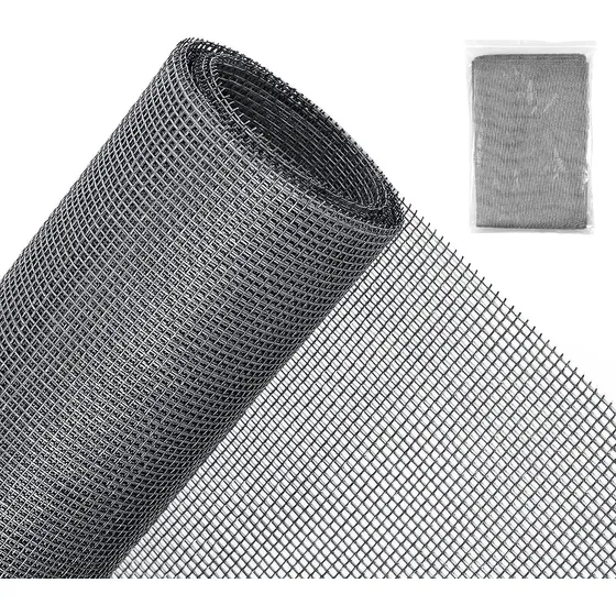 Malla Tela Mosquitero Fibra De Vidrio 1.5m X 25m (gris)