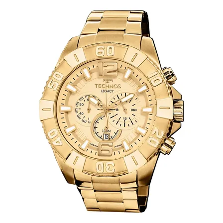 Relogio Technos Masculino Legacy Dourado Os20ibs/4x