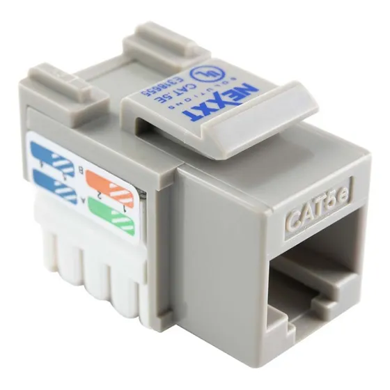 Módulo Keystone Jack Rj45 Cat5e 2-pack