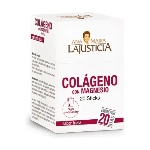 Colágeno C Magnesiopolvo 20 Sticks Fresa Ana Marialajusticia Sabor Frsa | Cuotas sin interés
