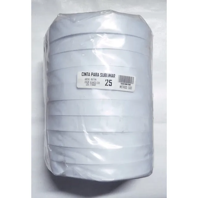 Cinta Sublimar Jetciven 2.5cm 25mm Torta 50mts 1mm Espesor
