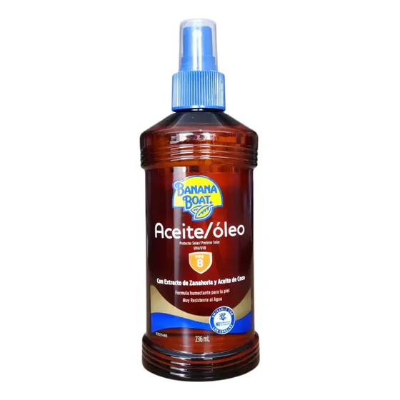 Óleo Bronzeador Banana Boat Fps 8 Spray 236ml