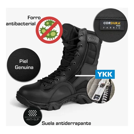 Swat Rd Bota Tactica Original Sk7 By 707 Tactical Gear