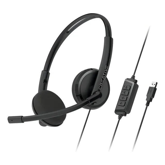 Auriculares Gamer Creative Hs-220 Gamer Negro