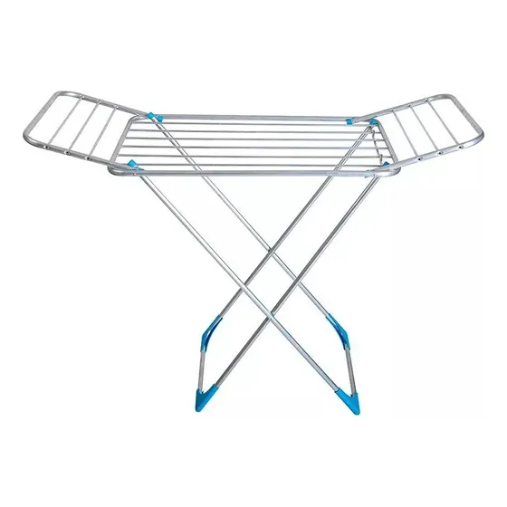 Varal De Chao C/ Abas 100% Aluminio 143cm Reforçado Dobrável