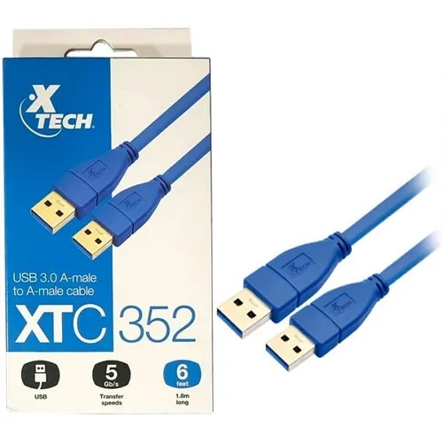 Cable Usb 3.0 A Macho A Macho, Xtc-352, 1.80mt