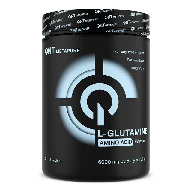 L-glutamina 6000mg En Polvo 350gr Qnt