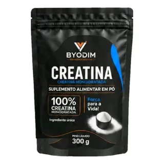 Creatina Monoidratada Byodim Em Pó Sem Sabor