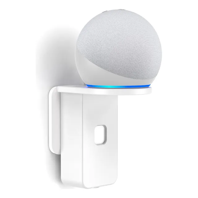 Soporte De Pared Plusacc Para Dot 5ª Y 4ª Gen Y Google Nest Blanco