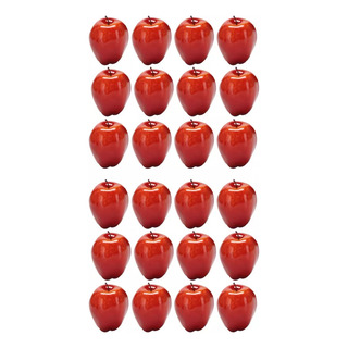 24 Manzanas Artificiales, Deliciosas Frutas Rojas, Para La C 24 Manzanas Artificiales, Deliciosas Frutas Rojas, Para La C