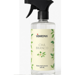 Agua Perfumada 500ml Vidaroma Cha Branco Agua Perfumada 500ml Vidaroma Cha Branco