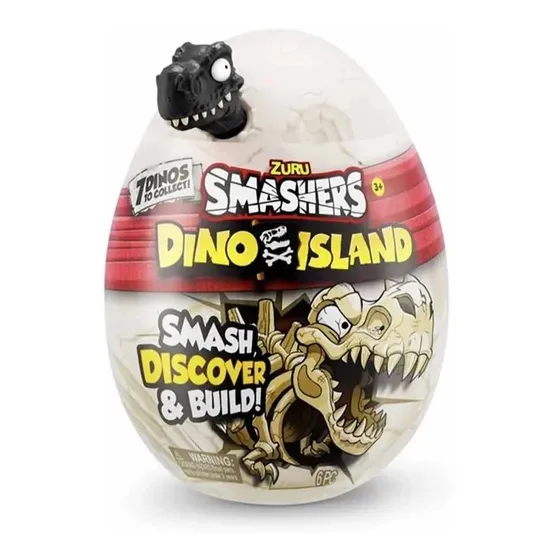 Zuru Smashers Huevo Dino Island Incluye 1 Dinosaurio Y Slime