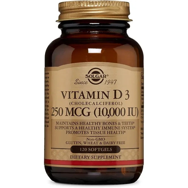 Solgar Vitamina D3 10,000 Iu , 120 Capsulas Blandas