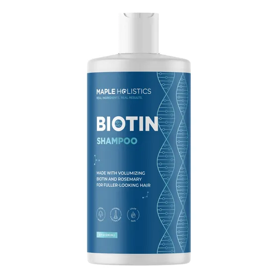 Champú Maple Holistics Con Biotina Y Romero Para Adelgazar E