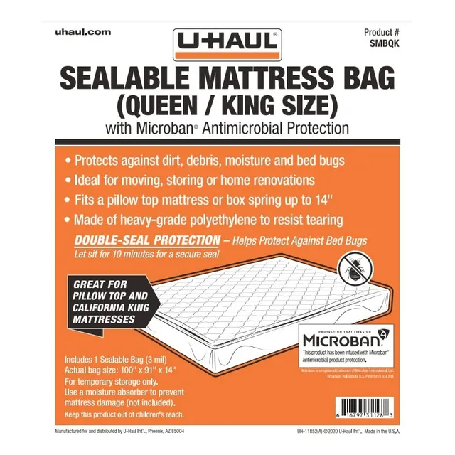 Bolsa De Colchón Con Cierre De U-haul: Protección Para Mudan