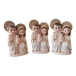 Paquete 15 Sagrada Familia 14cm Mini Figura Resina Recuerdos Color Natural Paquete 15 Sagrada Familia 14cm Mini Figura Resina Recuerdos Color Natural