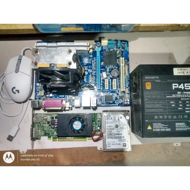 Board Gigabyte Completa Pc Azul