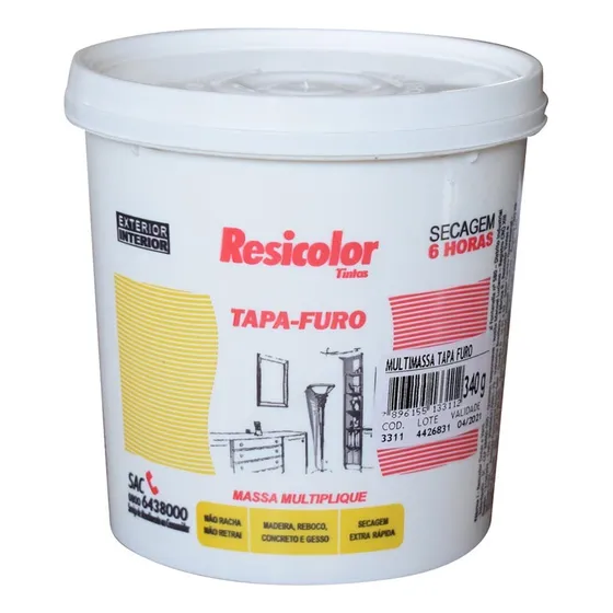 Masa Elástica Tapa Todo 90g Resicolor