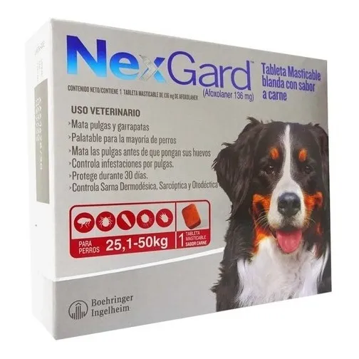 Nexgard - Perros De 25 Hasta 50 Kg.