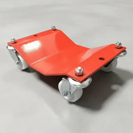 Patins Para Mover Veículos Carros Reforçado Patins Para Mover Veículos 76 Mm Vermelho