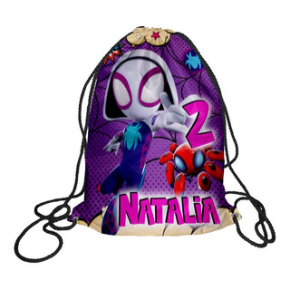 10 Morralitos Spidey Personalizados Recuerdos, Fiestas !!! 10 Morralitos Spidey Personalizados Recuerdos, Fiestas !!!