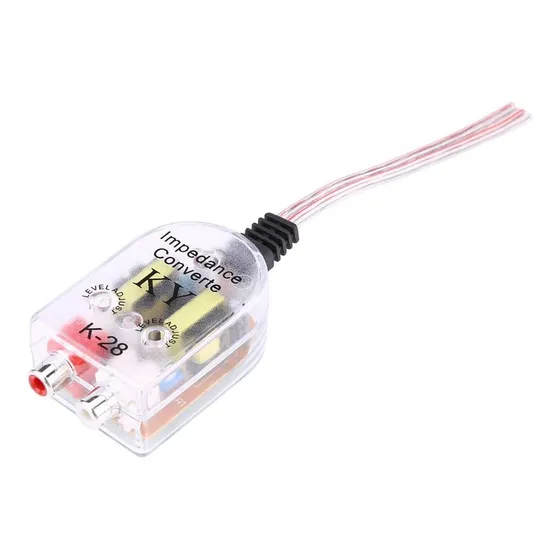 Convertidor Vehiculo Alto Bajo Amplificador Cd Subwoofer