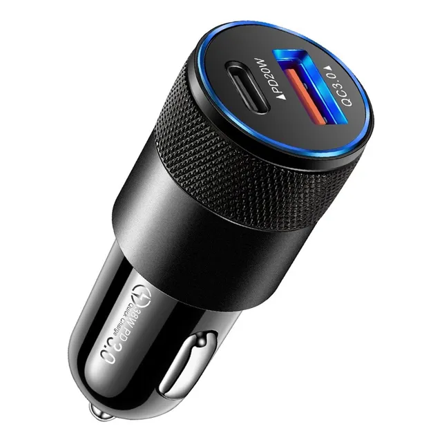 Cargador Universal Auto Camion Usb C Carga Rápida 3.0 Pd 38w
