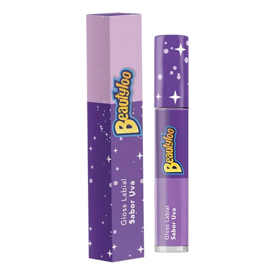 Gloss Brilho Labial Beautyloo Uva 3,8ml (chiclete Bubbaloo)