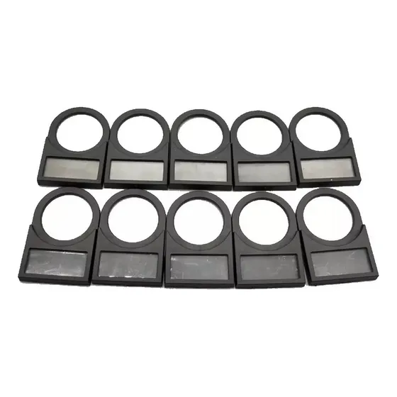 100 Porta Etiquetas De Plástico Para Botón Industrial 22mm 