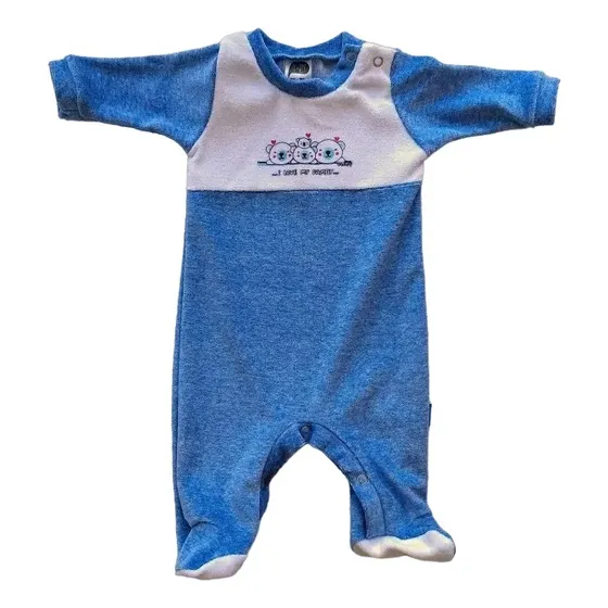 Enterito Bebe Invierno Osito Plush Unisex Nene Varon Ajuar 