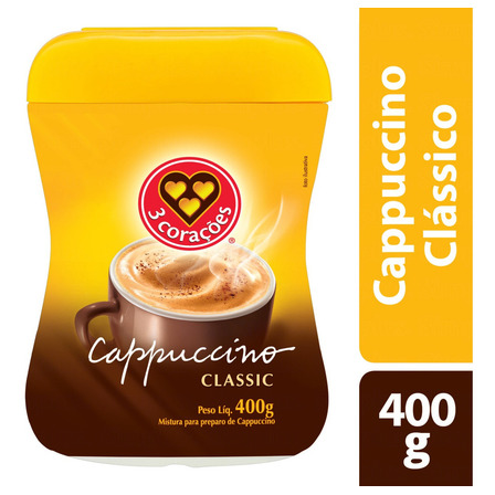 Cappuccino Classic 400g 3 Corações Cappuccino Classic 400g 3 Corações