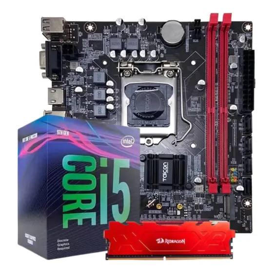Kit Upgrade Core Intel I5 9500 9ª Ger. Memória 16gb Ddr4 