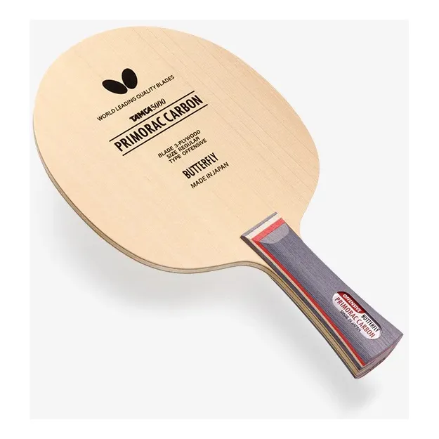 Raqueta Madera De Tennis De Mesa Butterfly Primorac Carbon