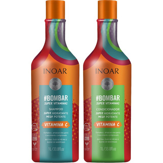 Inoar Kit Duo Bombar Crescimento Capilar Super Vitaminas Inoar Kit Duo Bombar Crescimento Capilar Super Vitaminas