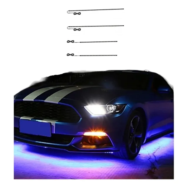Kit Neon Externo! P/ Gol Golf Uno Celta Palio Corsa 6 Barras