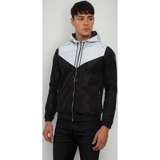Campera Rompeviento Con Reflex Old Bridge Modelo Lloyd
