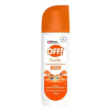 Repelente De Insetos Off! Family 170ml