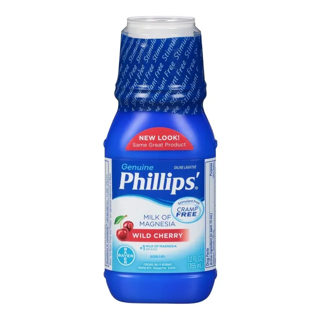 Leche De Magnesia Phillips Original Wild Cherry Sin Azucar 